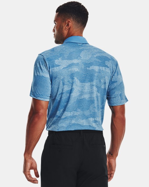 Men's UA Playoff 2.0 Jacquard Polo in Blue image number 1